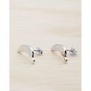 Bijuterii Femei Forever21 Half United Banana Studs Silver