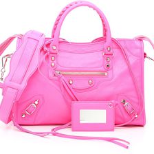 Balenciaga Small Classic City Bag FUCHSIA