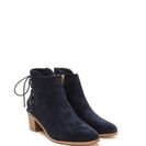 Incaltaminte Femei CheapChic Ring Leader Lace-up Chunky Booties Navy