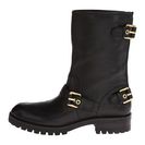 Incaltaminte Femei Pierre Balmain Leather Moto Boot With Buckles Black