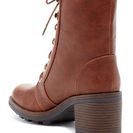 Incaltaminte Femei Chase Chloe Benson Lace-Up Boot Cognac