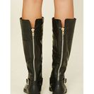 Incaltaminte Femei Forever21 Tall Faux Leather Boots Black