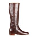 Incaltaminte Femei Frye Dorado Buckle Riding Dark Brown Smooth Polished Veg