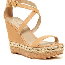 Via Spiga Moss Wedge Sandal NATURAL