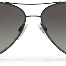 Ralph Lauren Pilot Sunglasses Shiny Black