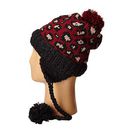 Accesorii Femei San Diego Hat Company KNH3372 Knit Beanie Trapper with Pom Poms Leopard