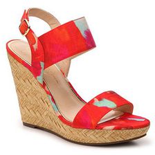 Incaltaminte Femei Jessica Simpson Jeisha Watercolor Wedge Sandal Red Multi