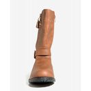 Incaltaminte Femei CheapChic Draw The Line Boot Cognac