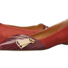 DSQUARED2 Flat Camoscio Ayers Bordeaux