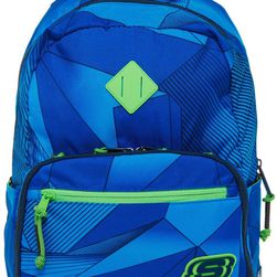 SKECHERS Larimer Faux Leather Backpack BLUE-GREEN