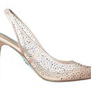 Incaltaminte Femei Betsey Johnson Quinn Champagne Satin