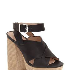 Incaltaminte Femei Shellys London Loud Platform Sandal Women BLACK LEATHER