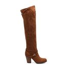 Incaltaminte Femei Madden Girl Dallas Wide Calf Over The Knee Boot Cognac