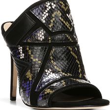Via Spiga Tarot Black Suede/Leather/Mysterious Snake
