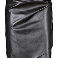 Fustă din imitaţie de piele 