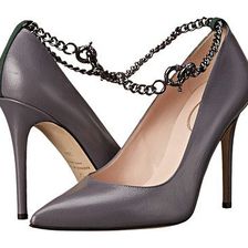 Incaltaminte Femei SJP by Sarah Jessica Parker Fawn Chain Grey Kid Suede