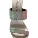 Incaltaminte Femei Athena Alexander Emilia Two Band Slide Sandal SILVER