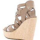 Incaltaminte Femei Kenneth Cole New York Corbin Platform Wedge Sandal Light Grey