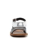 Incaltaminte Femei Gucci Leather Metallic Sandal BlackSilver