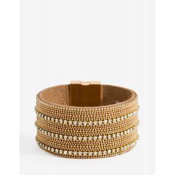 Bijuterii Femei CheapChic Miliana Rhinestone Beaded Cuff Met Gold