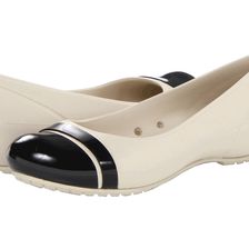 Crocs Cap Toe Flat Stucco/Black
