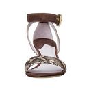 Incaltaminte Femei Johnston Murphy Katy Ankle Strap Brown Kid SuedeBrown Natural Snake Print