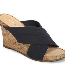 Incaltaminte Femei Aerosoles Party Plush Wedge Sandal Black