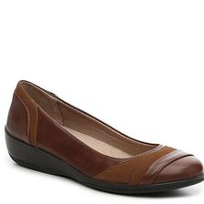 Incaltaminte Femei LifeStride Indeed Flat Cognac