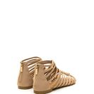 Incaltaminte Femei CheapChic Keep In Line Caged Faux Nubuck Sandals Nude