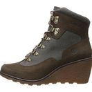 Incaltaminte Femei Timberland Amston Hiker Dark Brown Nubuck with Black Waxed Canvas