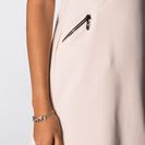 Rochie jersey cu fermoare 