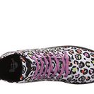Incaltaminte Femei Dr Martens Hackney 7-Eye Boot White Skleopard Twill Canvas