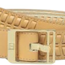 Ivanka Trump 32mm Belt with Lacing Detail Natural