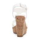 Incaltaminte Femei Dune London Goal Wedge Sandal White