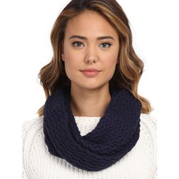 UGG Sequoia Twisted Solid Knit Snood Peacoat