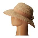 Accesorii Femei San Diego Hat Company PBM1026 Sunbrim w Back Bow and Contrast Edging Camel