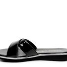 Incaltaminte Femei Athena Alexander Tempo Patent Wedge Sandal Black