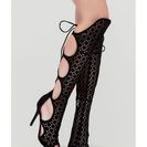 Incaltaminte Femei CheapChic One True Love Cut-out Gladiator Heels Black