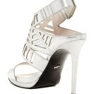 Incaltaminte Femei Kenneth Cole New York Niko Cut-out Metallic Platform Sandal SILVER