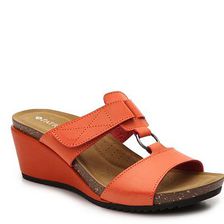Incaltaminte Femei Patrizia by Spring Step Tamsin Wedge Sandal Orange