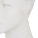 Bijuterii Femei Ariella Collection Mini Arrow Stud Earrings CLEAR