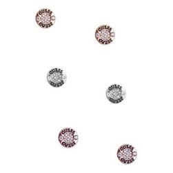 Bijuterii Femei GUESS Tri-Tone Logo Button Stud Earrings Set multi