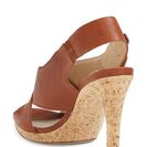 Incaltaminte Femei Via Spiga Onitta Leather Slingback Sandal RUSSET