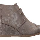 Incaltaminte Femei TOMS Desert Wedge Gunmetal Metallic Synthetic Leather