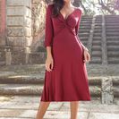 Rochie cu mâneci 3/4 