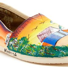 TOMS Painted Classic Slip-On Shoe NATURAL