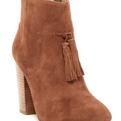 Incaltaminte Femei French Connection Linds Tassel Bootie TAN