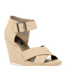 Incaltaminte Femei Michael Antonio Gratia Wedge Sandal Natural