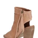 Incaltaminte Femei Dolce Vita Niki Peep Toe Bootie Women CHESTNUT NUBUCK