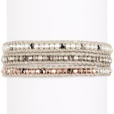 Chan Luu Beaded Wrap Bracelet ROSE GOLD MX
